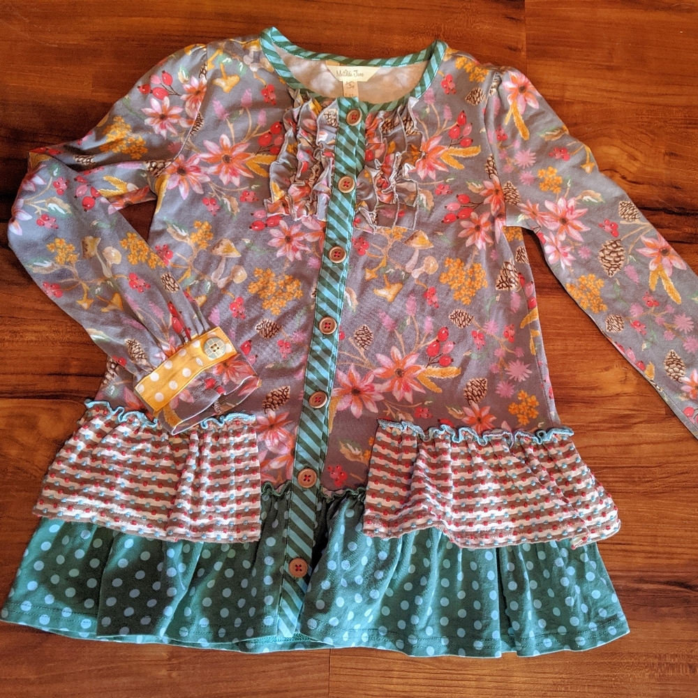 MJ Girls Cardigan Dress Beautiful Boutique Outfit